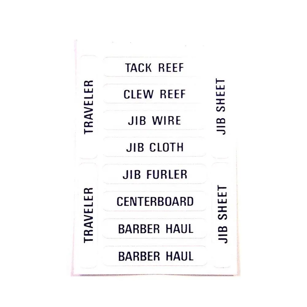Forespar Sailboat Label - Control Lines 1