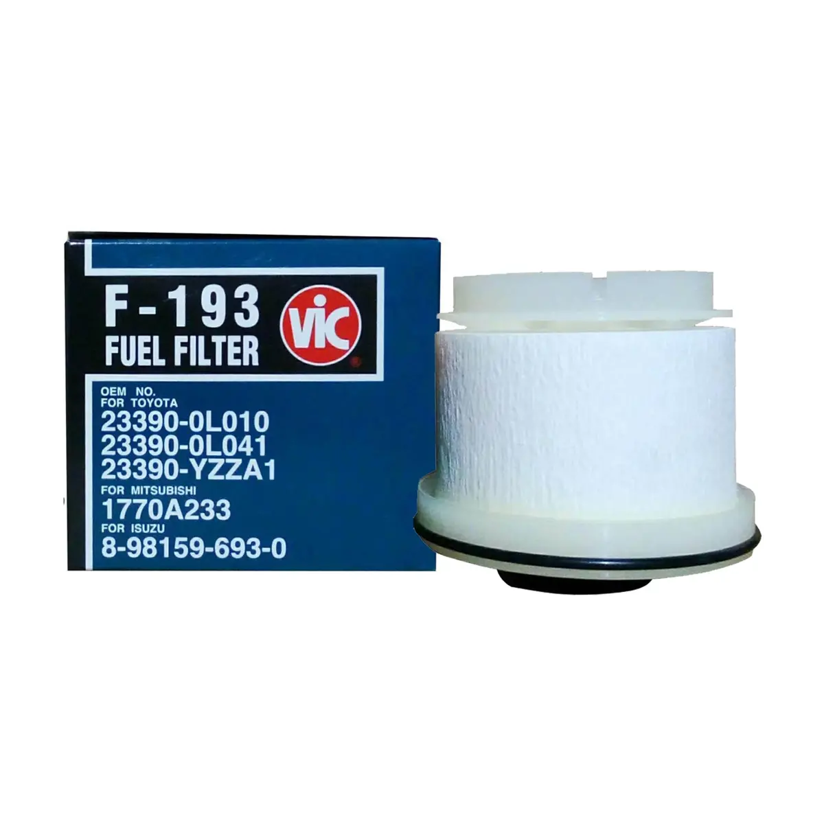 Vic Fuel Filter Element Type F-193 For Toyota D4d Eng. 1