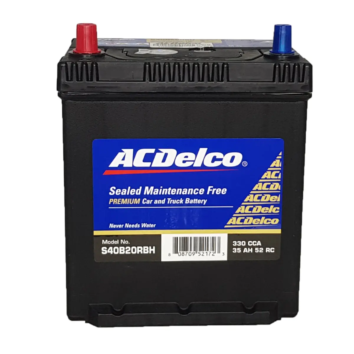 Acdelco Battery Smf Ns40 / S40b20rbh With Base Holdown 1