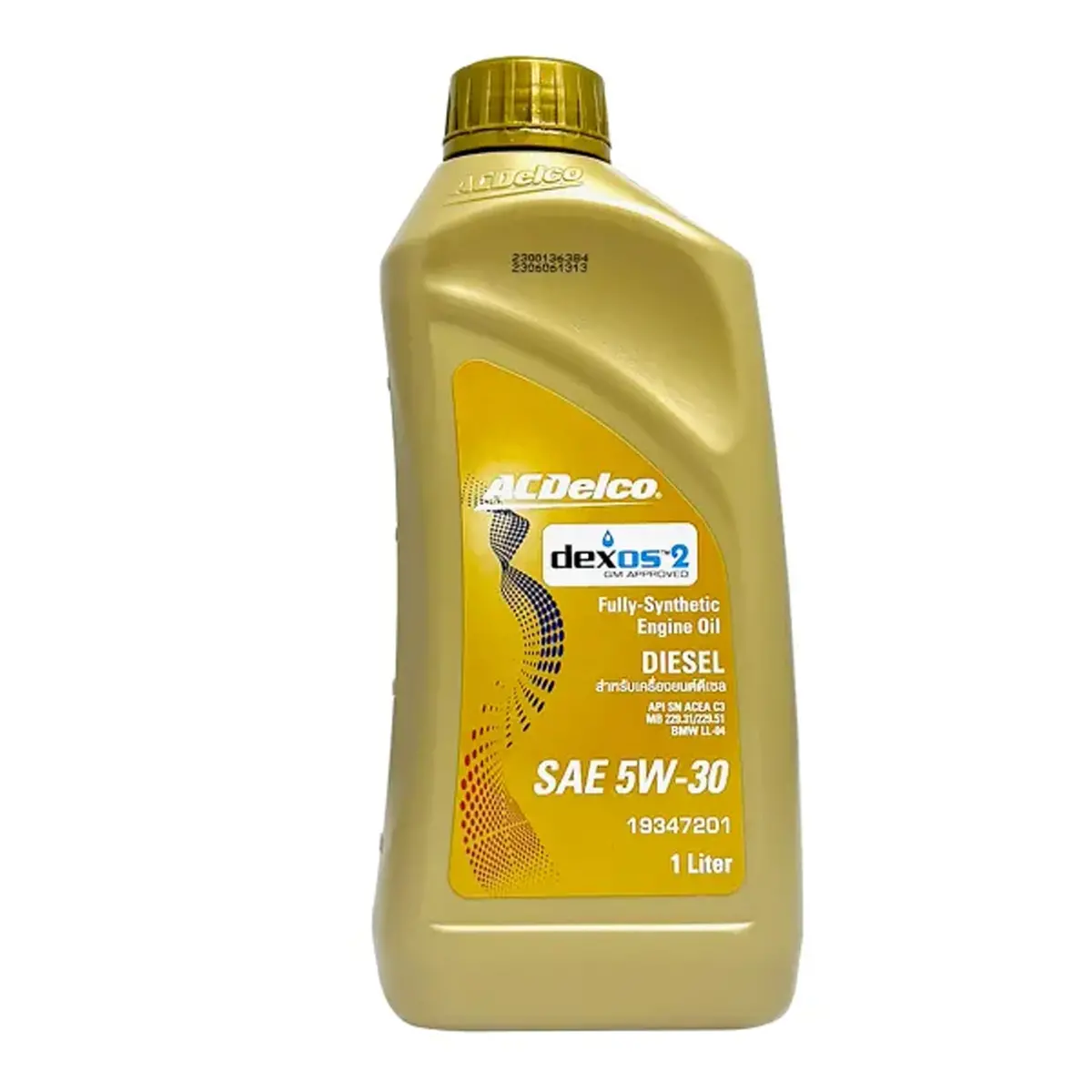 Acdelco Engine Oil Fully Synthetic Dexos 2 Diesel 5W30 1 Liter 1
