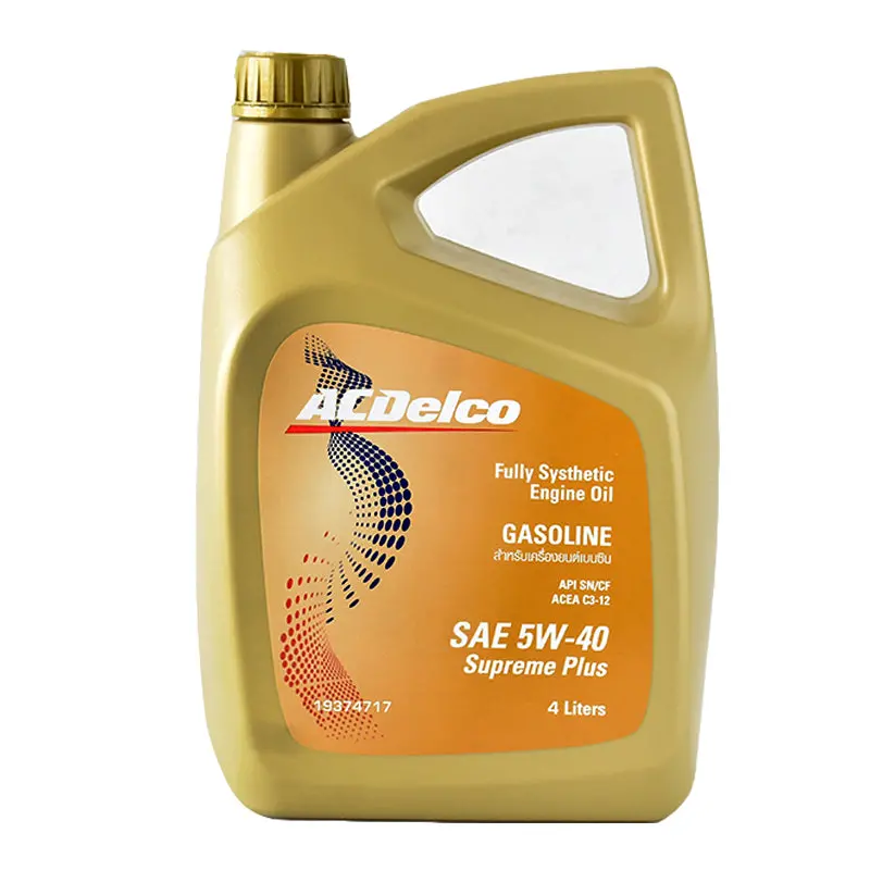 Acdelco Engine Oil Fully Synthetic Supreme Plus 5W40 Gas/Diesel 4 Liters 1