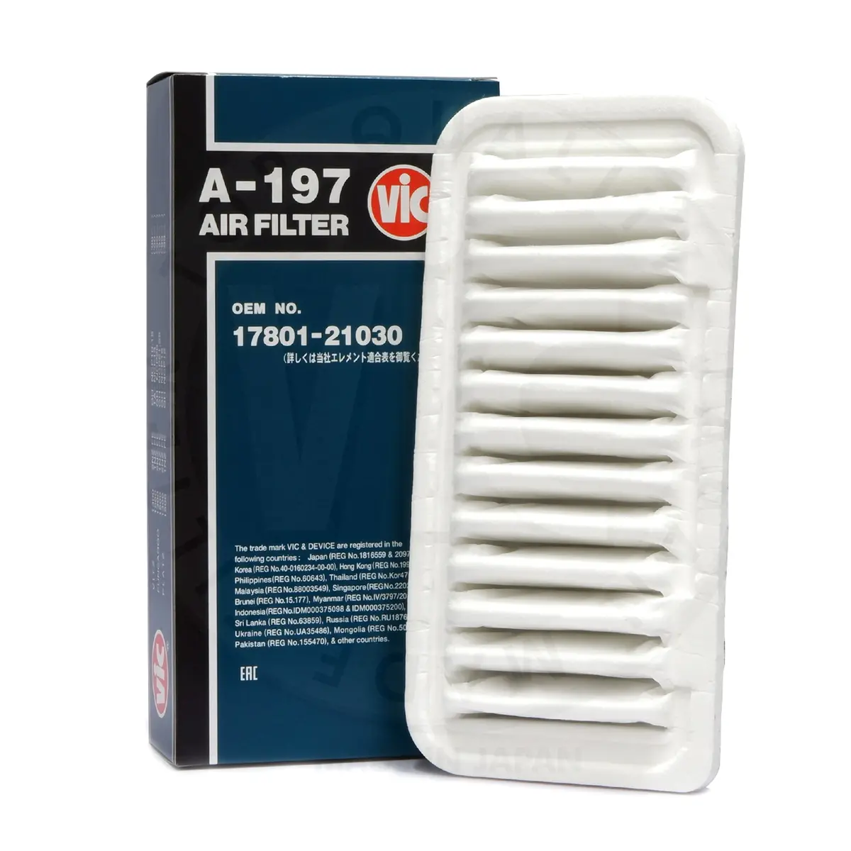 Vic Air Filter A-197 For Toyota Vios, Yaris, Altis 1