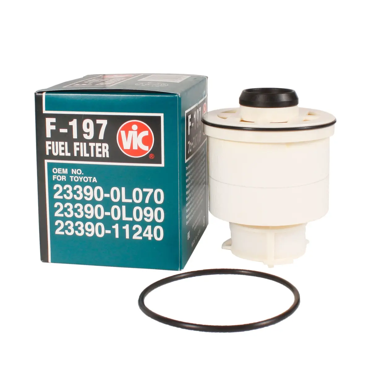 Vic Fuel Filter Element Type F-197 For Toyota Fortuner, Innova, Hi-Lux Revo 1
