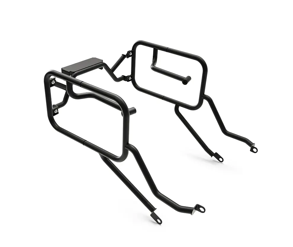 Black Adventure Pannier Rails For Himalayan/Scram 411 And Shotgun 650 1