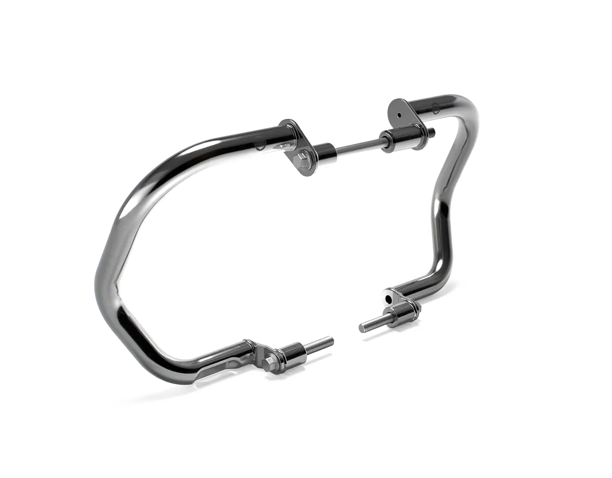 Silver Compact Engine Guard Royal Enfield 1
