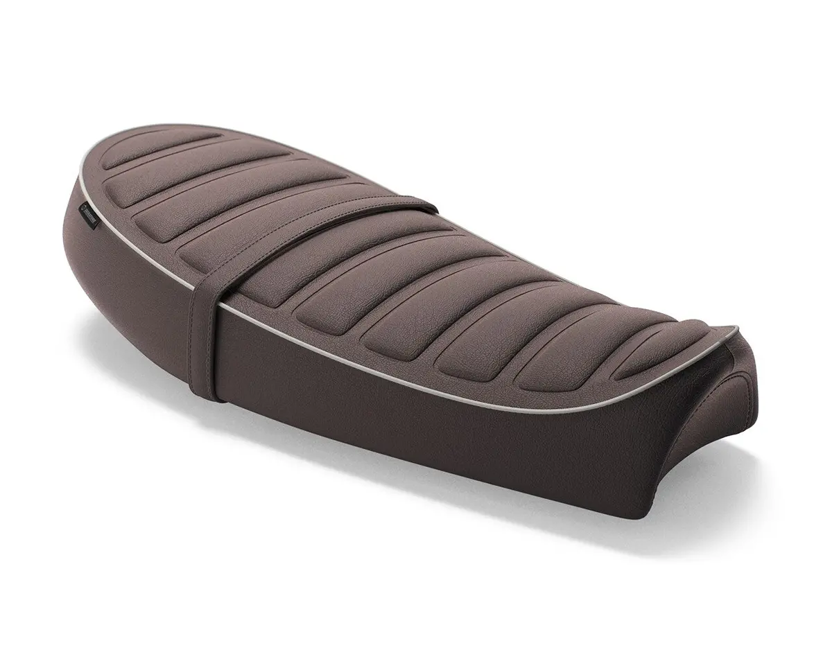 Royal Enfield Brown Signature Scrambler Seat For Bear 650 1