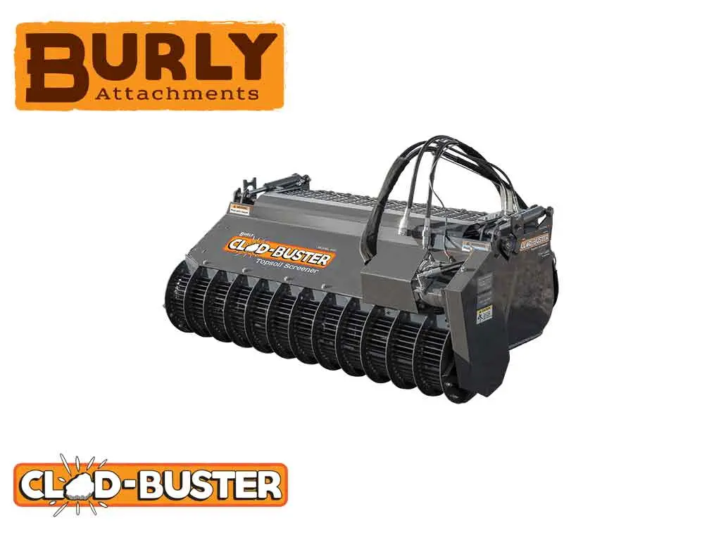 Burly Clod Buster Screen Bucket For Skid Steer Loaders 1