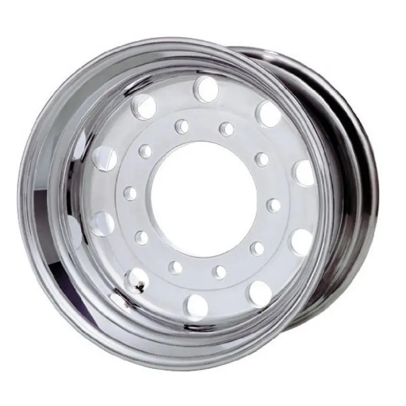 22.5X12.25 Accuride Standard Polish Zero Offset Super-Single 1