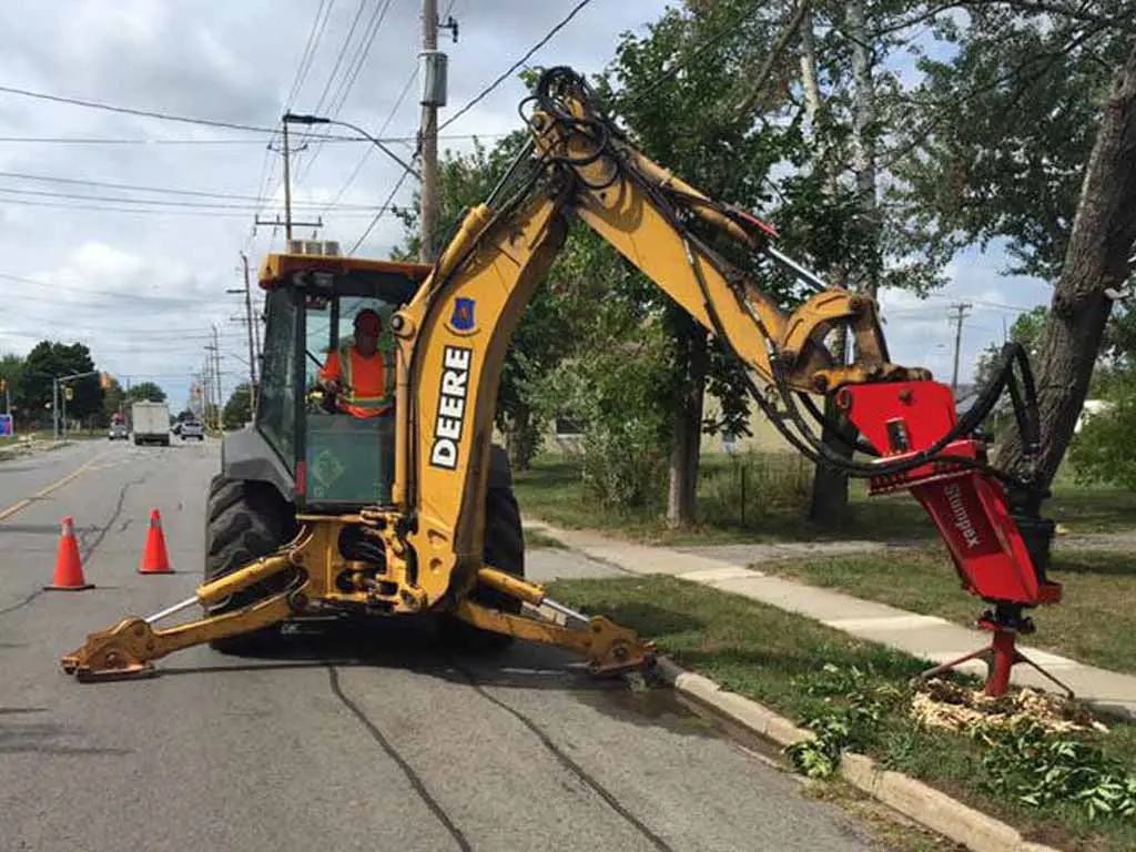 Fecon Stumpex For Backhoe 1