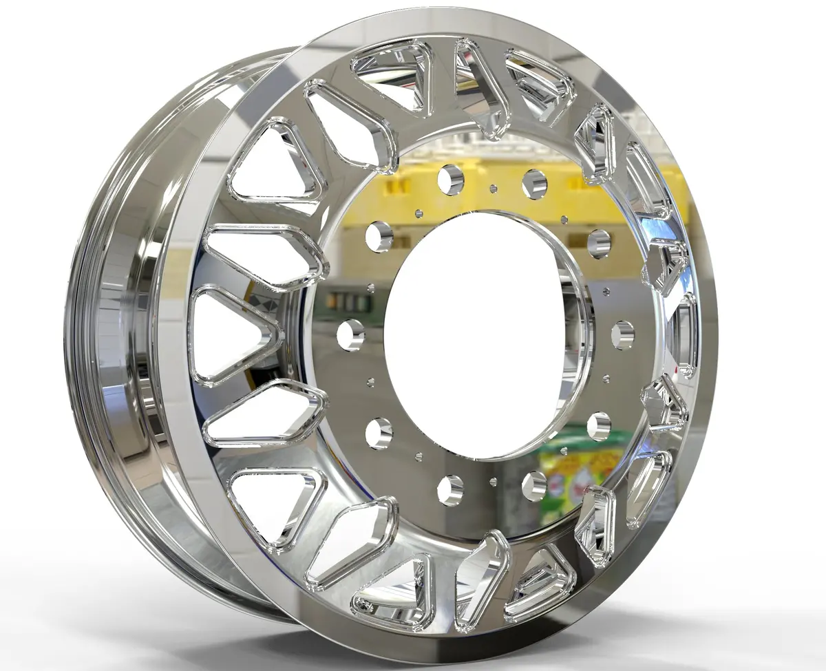 22X8.25 Northstar 10X285mm Hub Pilot Mirror Polish Both Sides (Big Bang) 1
