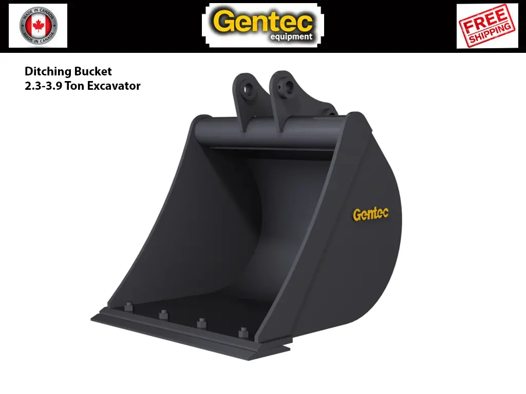 Gentec Ditching Buckets For 2.3-3.9 Ton Excavator 1