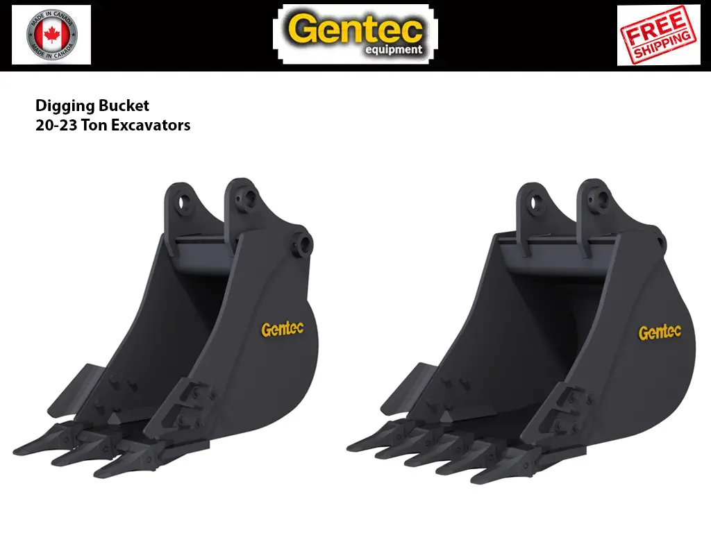 Gentec Digging Buckets For 20-23 Ton Excavators 1
