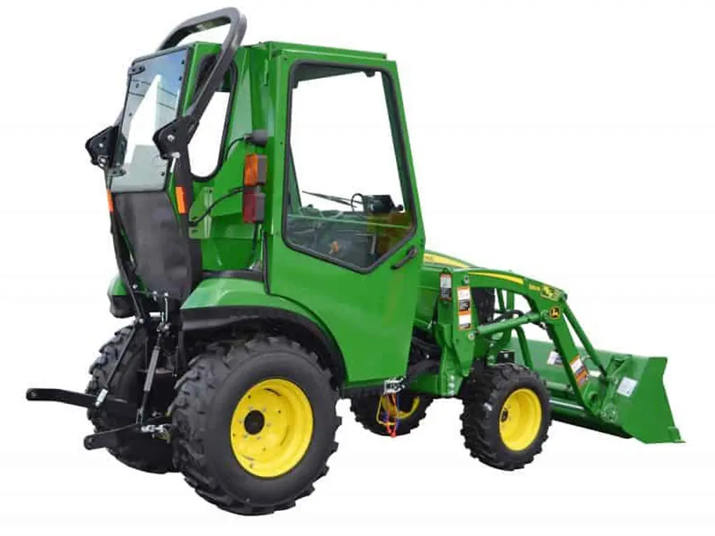 Curtis Enclosed Advantage Cab For John Deere 2025R Tractor 1