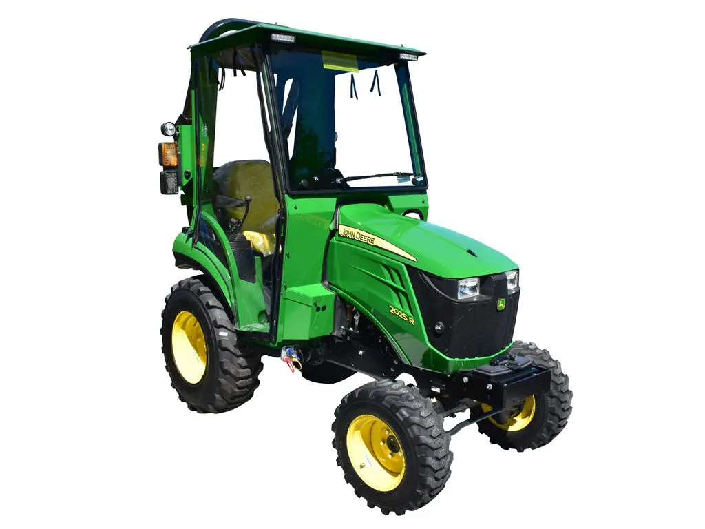 Curtis Enclosed Base Cab For John Deere 2025R Tractor 1