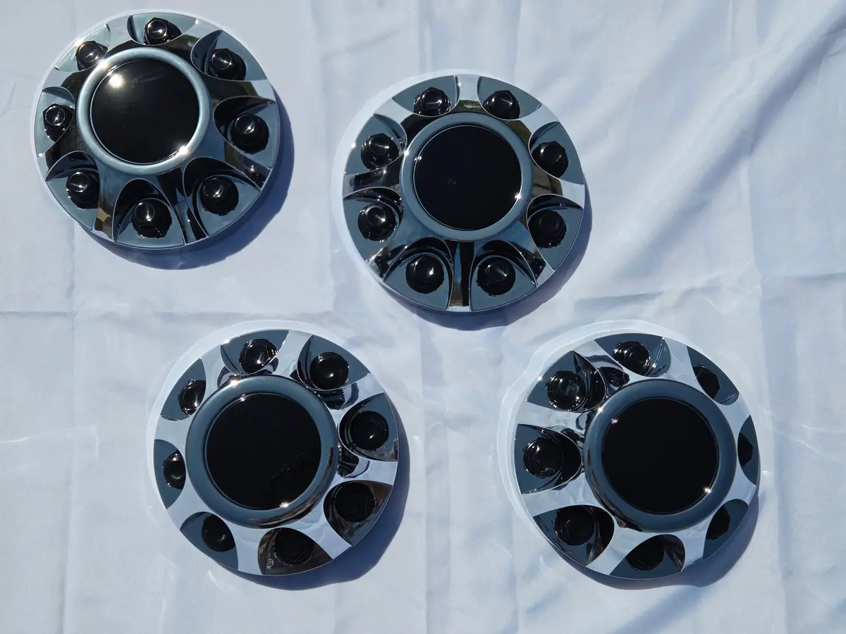 Gmc Chevrolet 3500 Dually Wheel Hub Cap Set 1