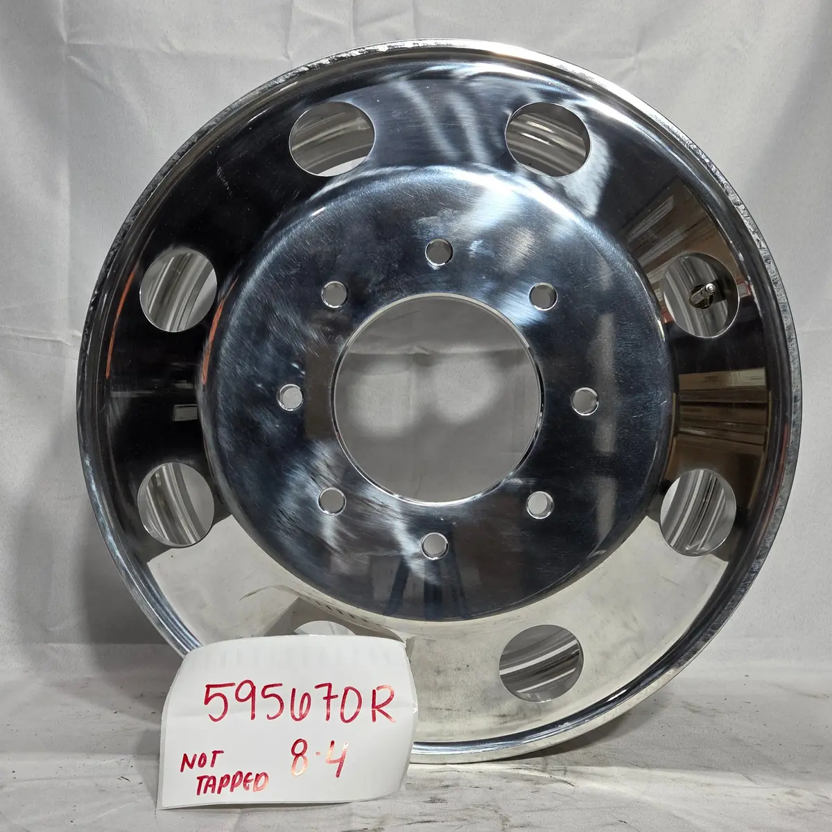 19.5X6.75 Northstar 8X200mm Hub Pilot Mirror Polished Both Sides (Dodge Ram 3500 Drw 2019-Present) (Returned Item) 1