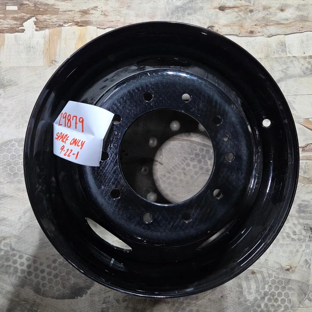19.5X6.75 10X225mm Accuride Steel Ford/Dodge (Spare Only) 1