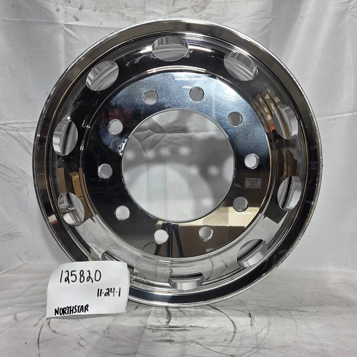 22.5X8.25 Northstar 10X285mm Hub Pilot Mirror Polished Both Sides (Returned Item) 1
