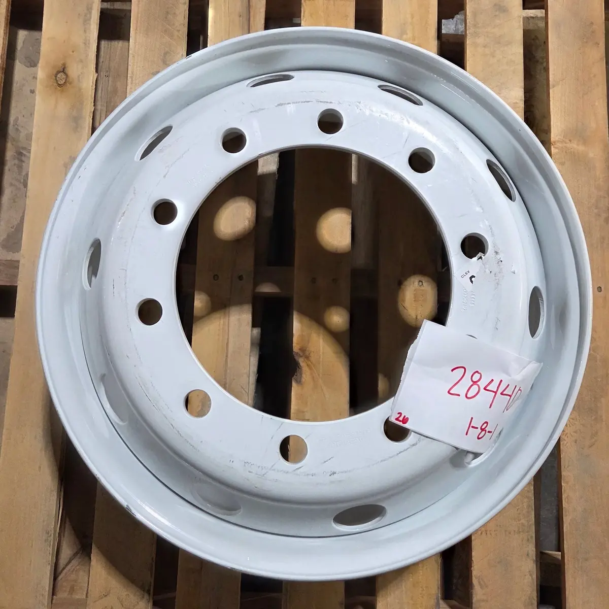 Accuride 22.5X8.25 Hub Pilot Steel Wheel 10 Hand Hole, 10X335mm (Returned Item) 1