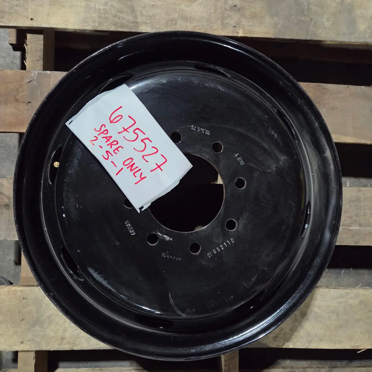 19.5X6.75 8X6.5" Black Steel (Chevy/Gm 3500 Drw 1973-2010) (Spare Only)(Returned Item) 1