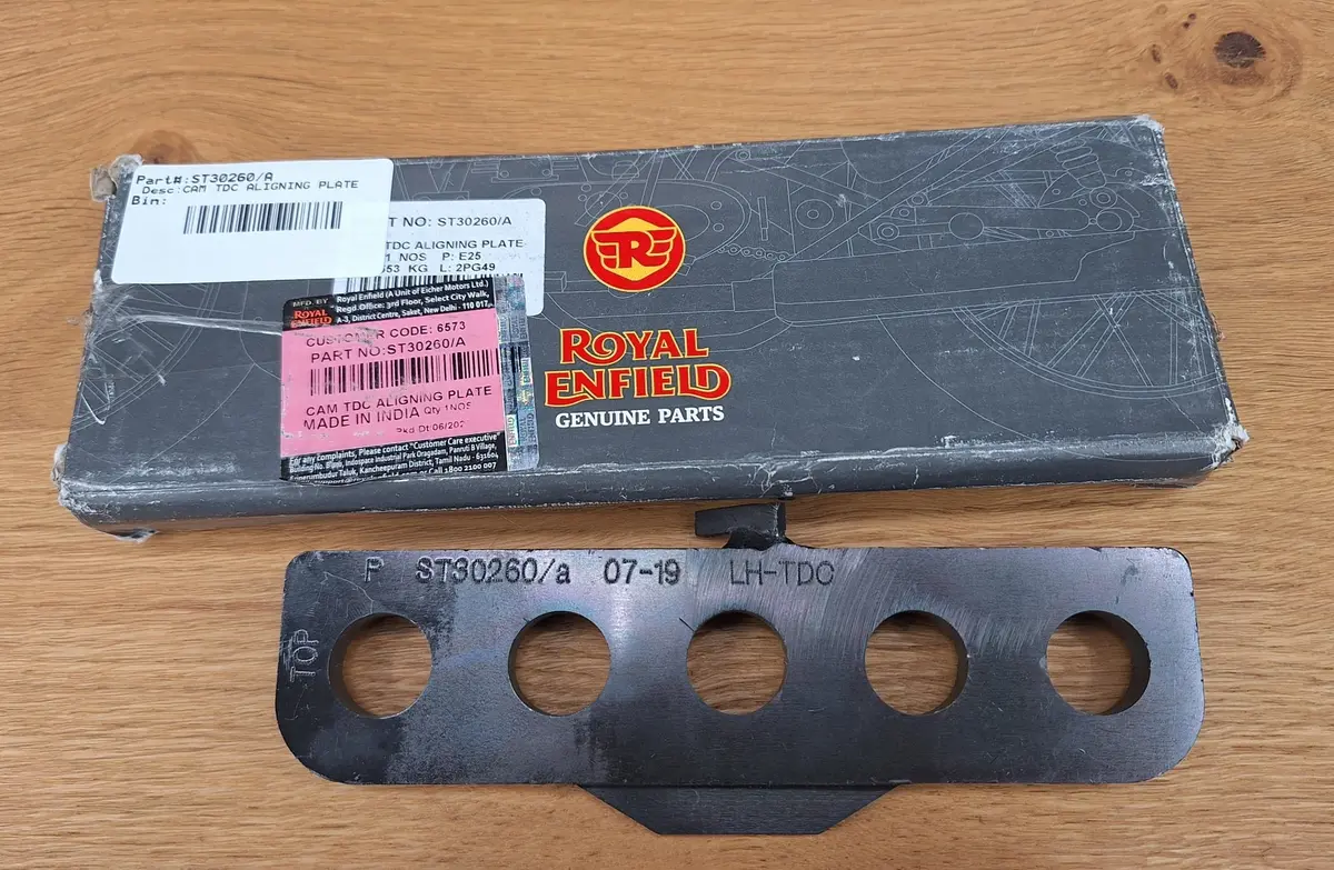 Cam - Tdc Alignment Plate For 650 Twins 1