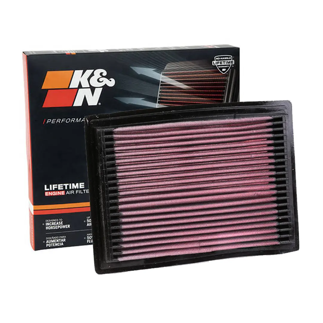 K&N Engine Air Filter Washable 33-2036 For Honda Civic, Toyota Avanza, Veloz, Raize, Nissan Almera, Fairlady, Sentra, March 1