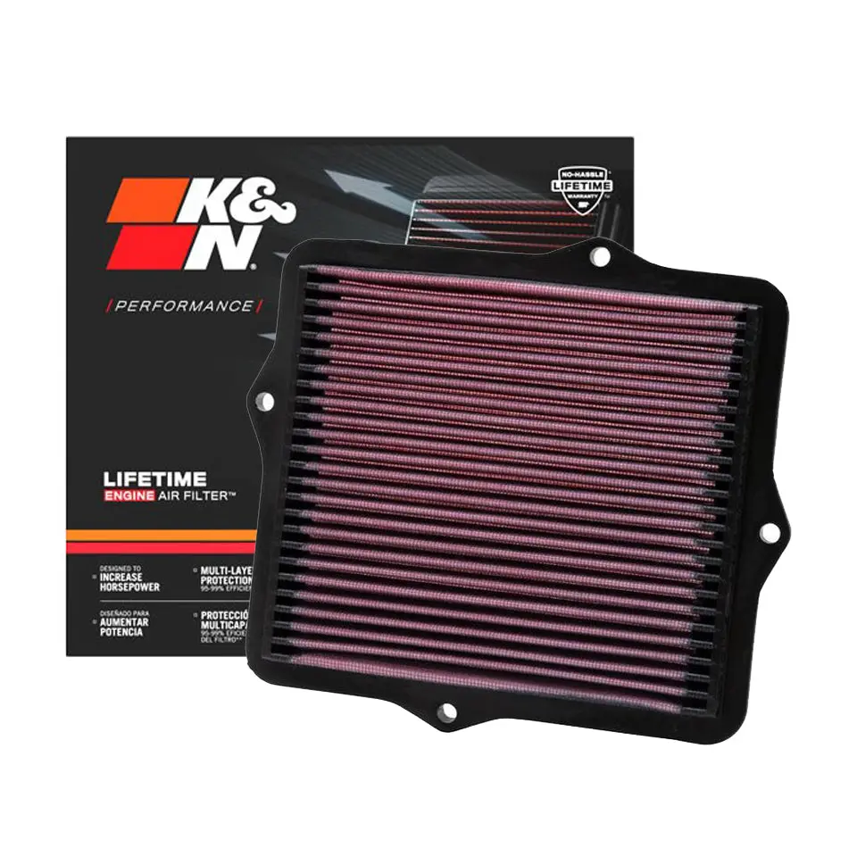 K&N Engine Air Filter Washable 33-2047 For Honda Civic Cx, Dx, Ex, Crx, Isuzu Gemini 1