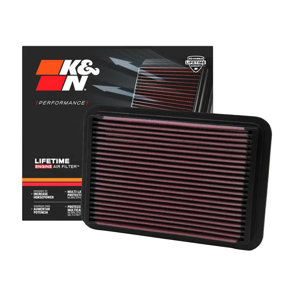 K&N Engine Air Filter Washable 33-2050-1 For Mitsubishi Asx, Delica, Outlander, Lancer Viii, Toyota Town Ace, Tacoma 1