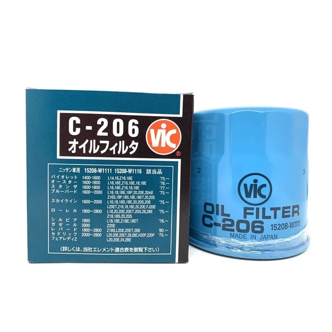 Vic Oil Filter C-206 For Nissan Sentra Diesel, Ad Max Cd20, Terrano 1