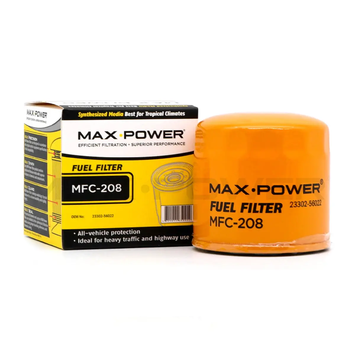 Max Power Fuel Filter Mfc-208 For Toyota Coaster, Isuzu Crosswind 1997-2017, Hilander 1997-2000 1