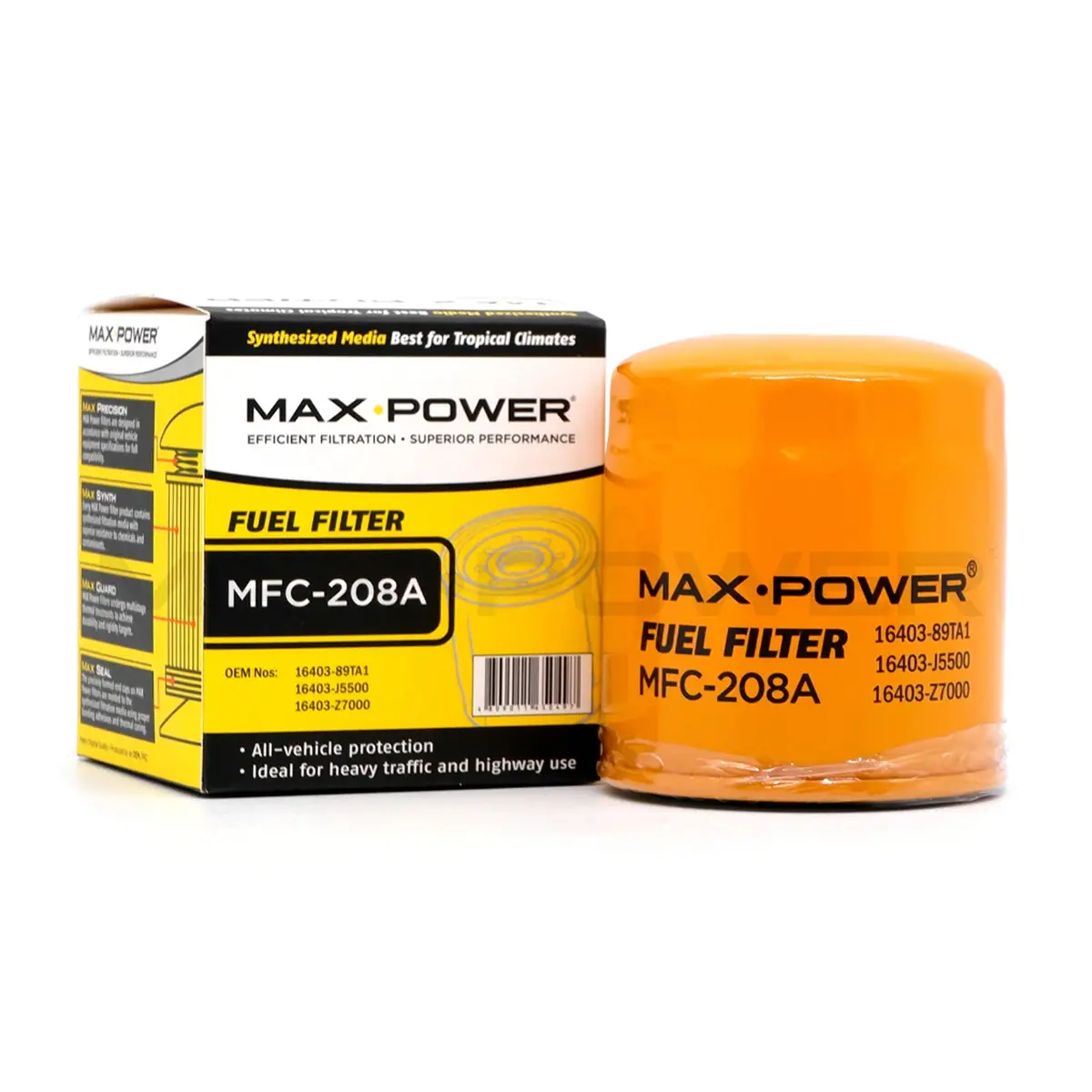 Max Power Fuel Filter Mfc-208A For Isuzu C190, C240, 4Ba1, 4Be1, 4B2, Crosswind, D-Max 1