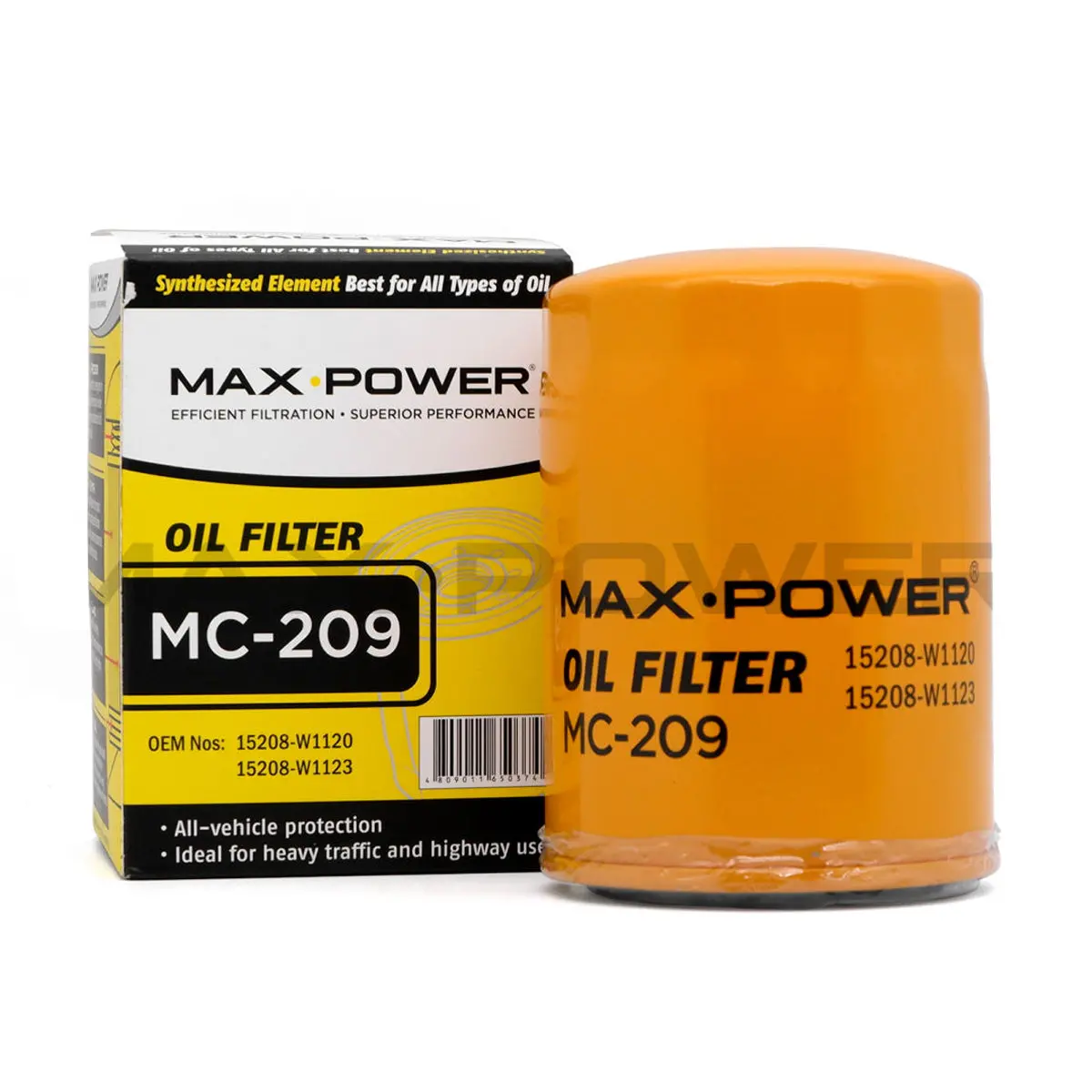 Max Power Oil Filter Mc-209 For Nissan Pick-Up, Bida Sd23, Pathfinder, Frontier, Urvan 1