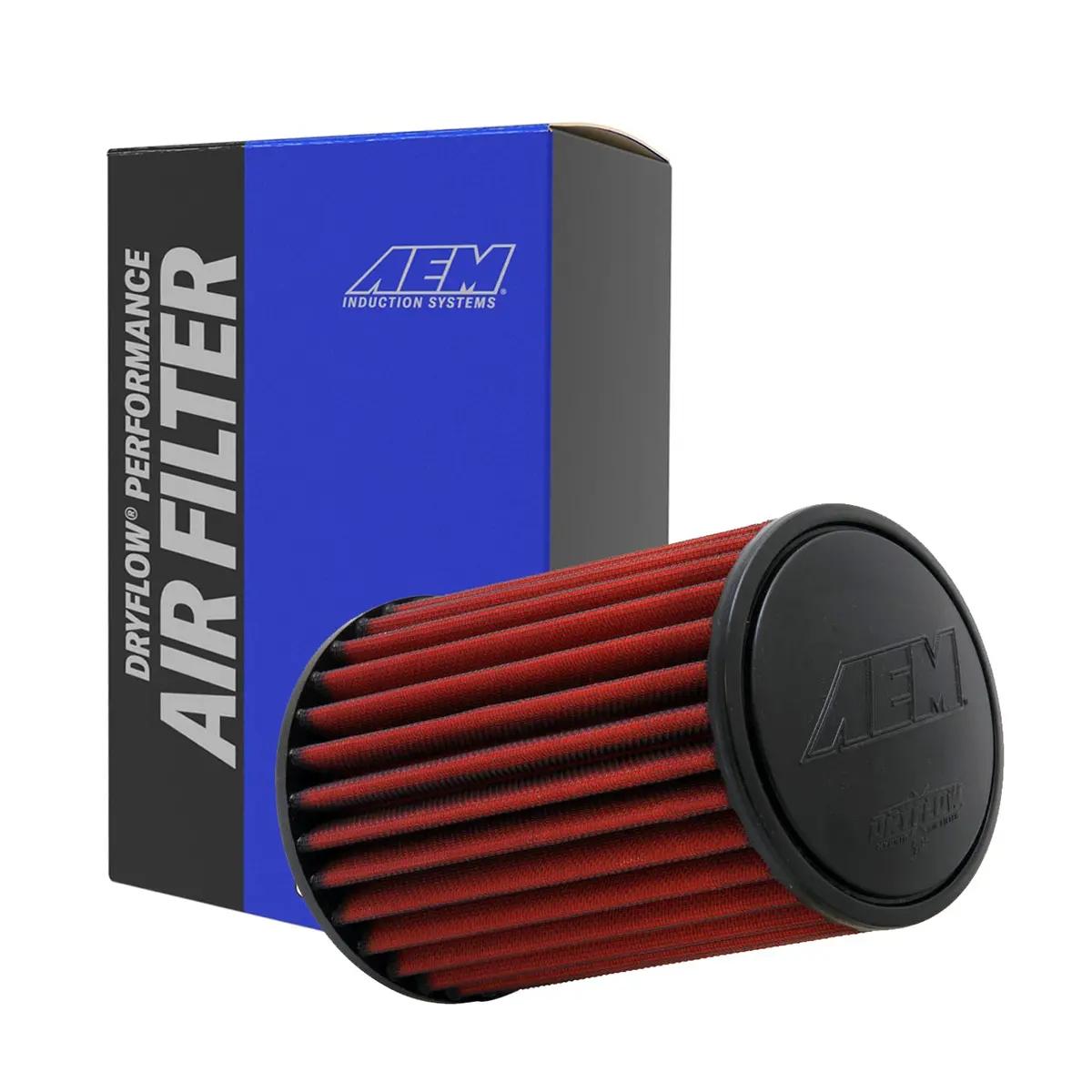 Aem Universal Air Filter Cone Type Washable 21-2038Dk 3" Inlet, 8.125" Height 1
