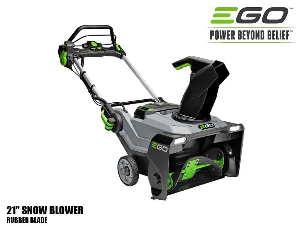 Ego 21" Power Plus Snow Blower With Peak Power And Rubber Blade 1
