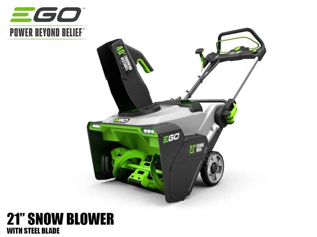 Ego 21" Power Plus Snow Blower With Peak Power And Steel Blade 1