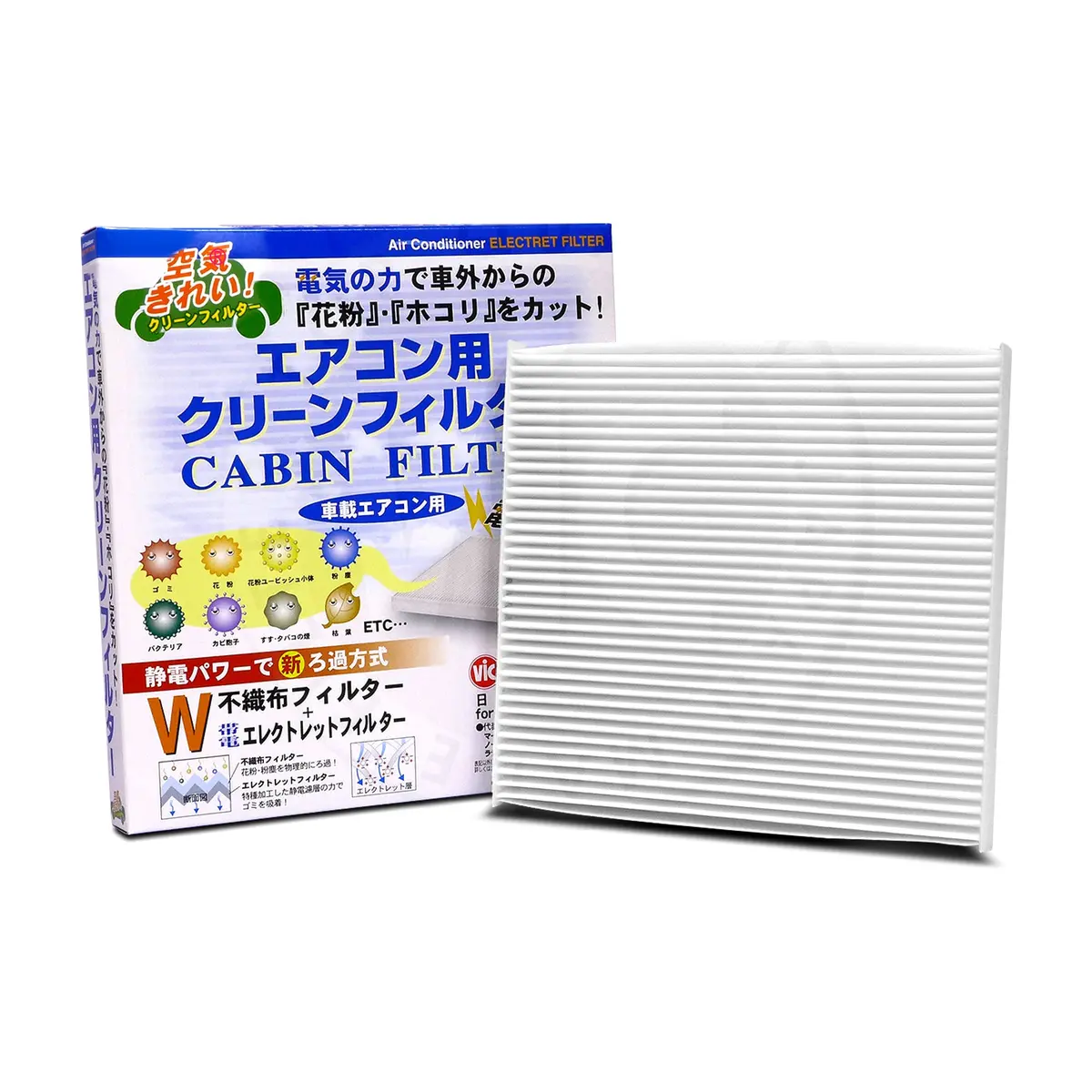 Vic Cabin Filter Ac-211E For Isuzu D-Max, Nissan March 1