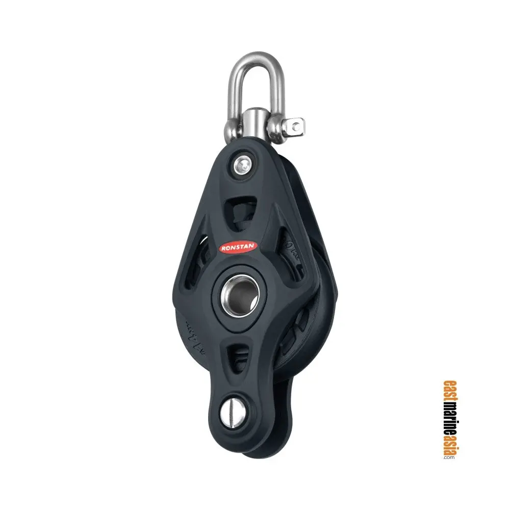 Ronstan Series 75 Bb Single Core Block - Becket, Universal Head 1
