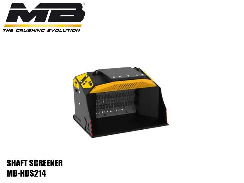 Mb Hds214 Shaft Screen Bucket For Skid Steer Mounting 1