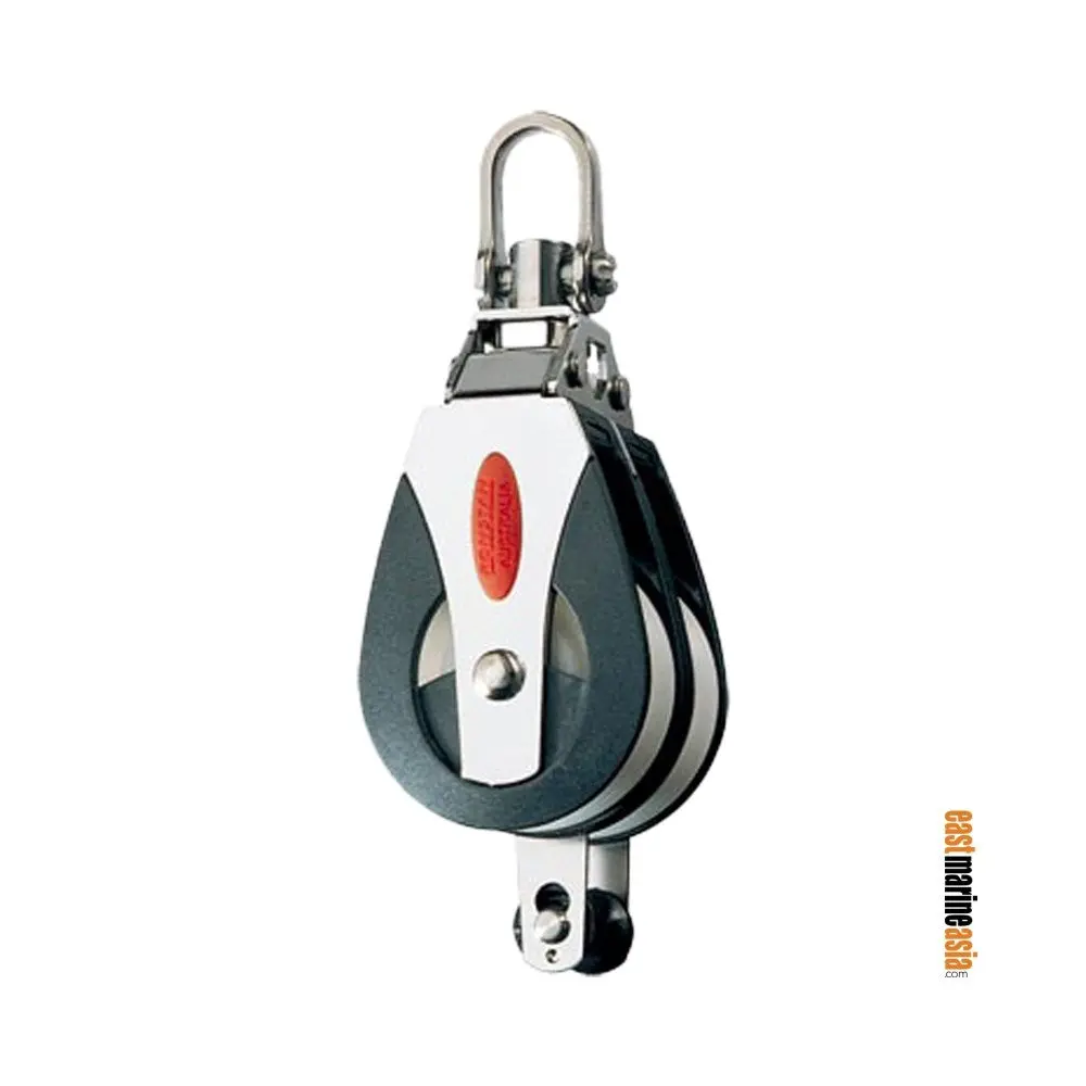 Ronstan Series 40 Ap Double Utility Block - Becket, Swivel Shackle Head (Non-Locking) 1