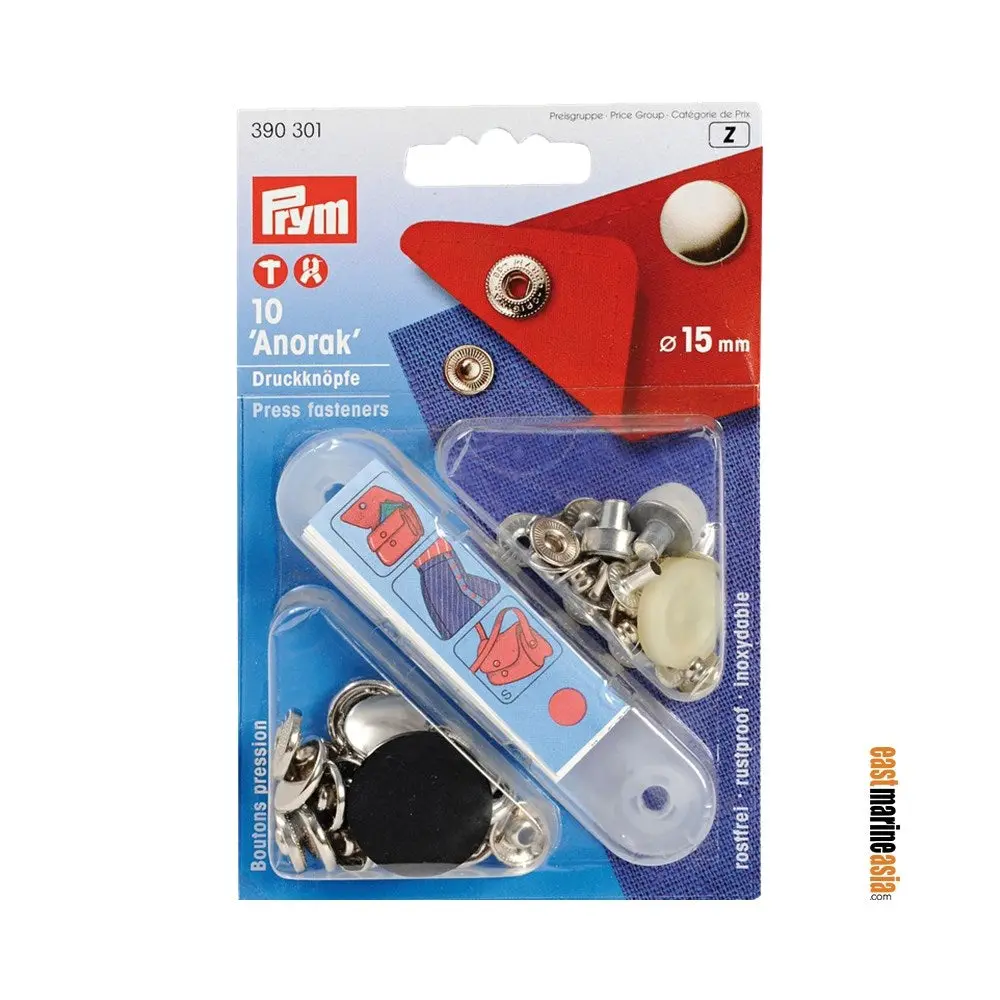 Prym Non-Sew Press Fastener Anorak 1
