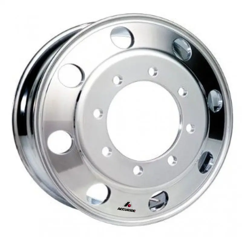 22.5X8.25 Accuride 8 Lug Standard Polish 1