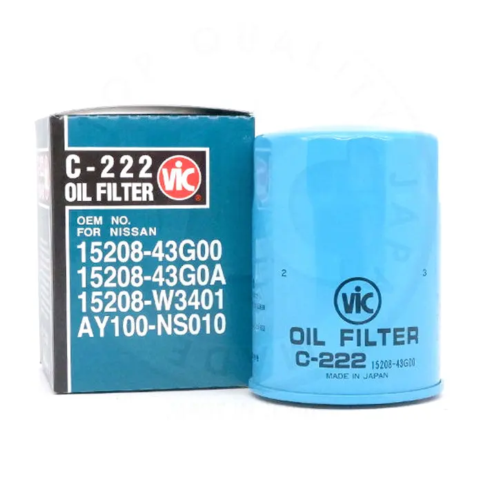 Vic Oil Filter C-222 For Nissan Safari Patrol, Frontier, Terrano, Ultra Pick-Up 1