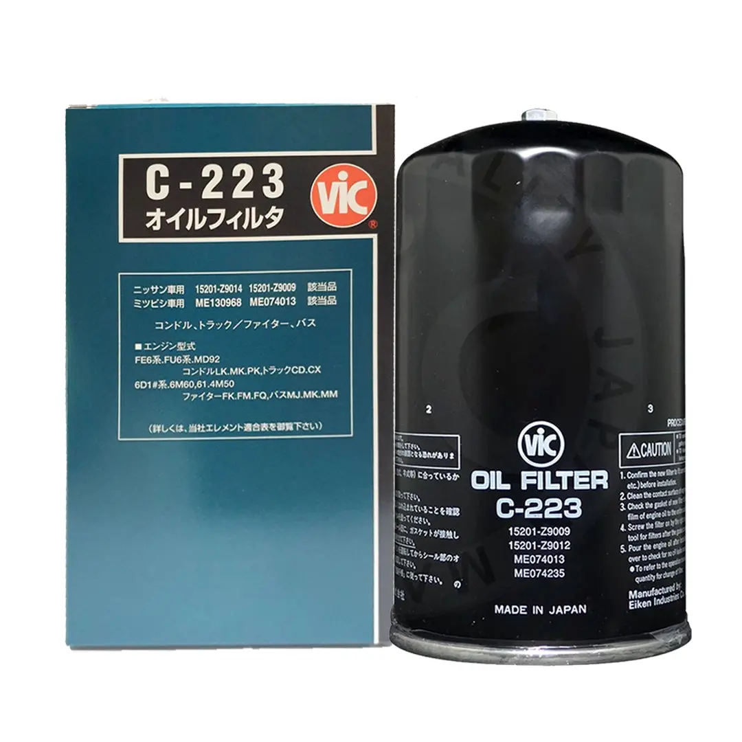 Vic Oil Filter C-223 For Mitsubishi Fuso Fighter, 6D14,6D15,6D16, Nissan Truck Fe6 1