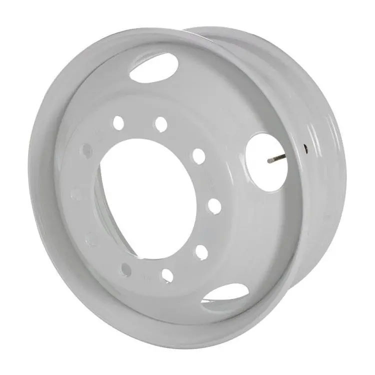 19.5X7.50 Jantsa 10X285mm Hub Pilot 5 Hand Hole White Steel 1