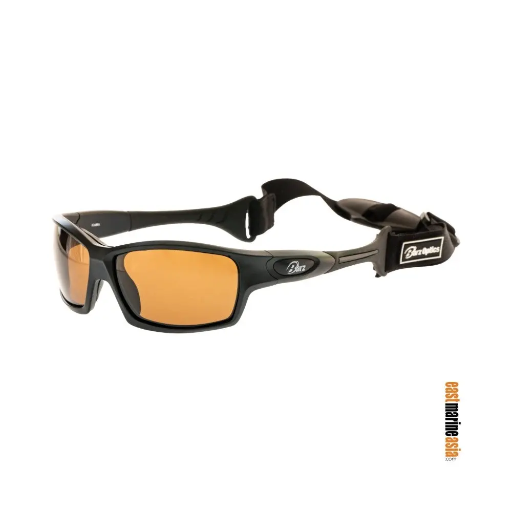 Barz Optics Kiama Floating Polarised Sunglass Goggle With Neoprene Case & Retainer - Black 1