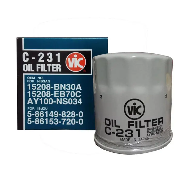 Vic Oil Filter C-231 For Nissan Navara, Terra, Nv350 1
