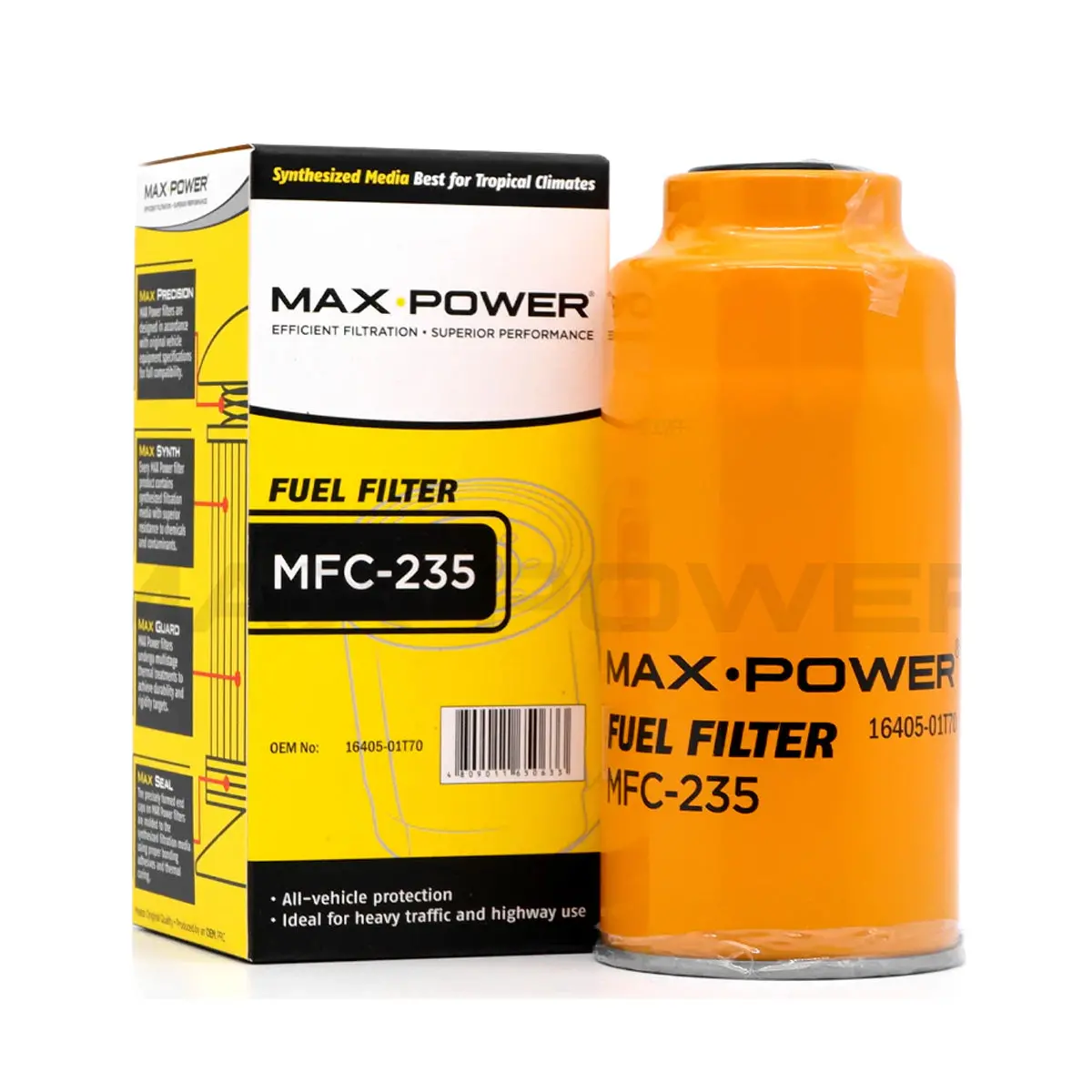 Max Power Fuel Filter Mfc-235 For Nissan Safari Patrol Td25, Td27, Frontier, Pathfinder 1