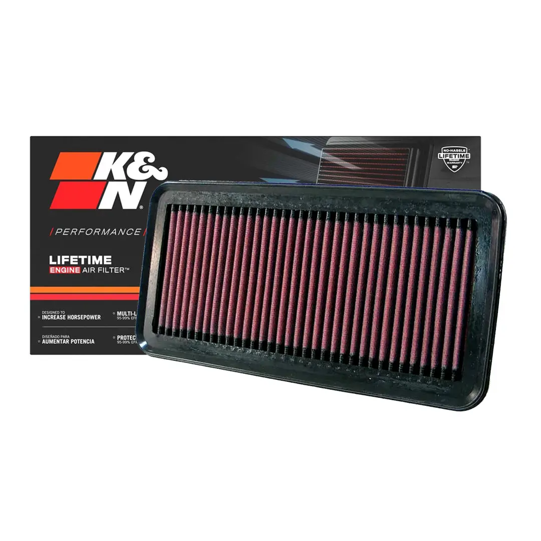 K&N Engine Air Filter Washable 33-2354 For Hyundai Accent 2005-2013, Kia Rio 2006-2011 1