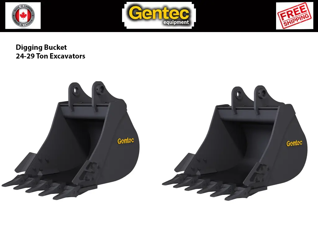 Gentec Digging Buckets For 24-29 Ton Excavators 1