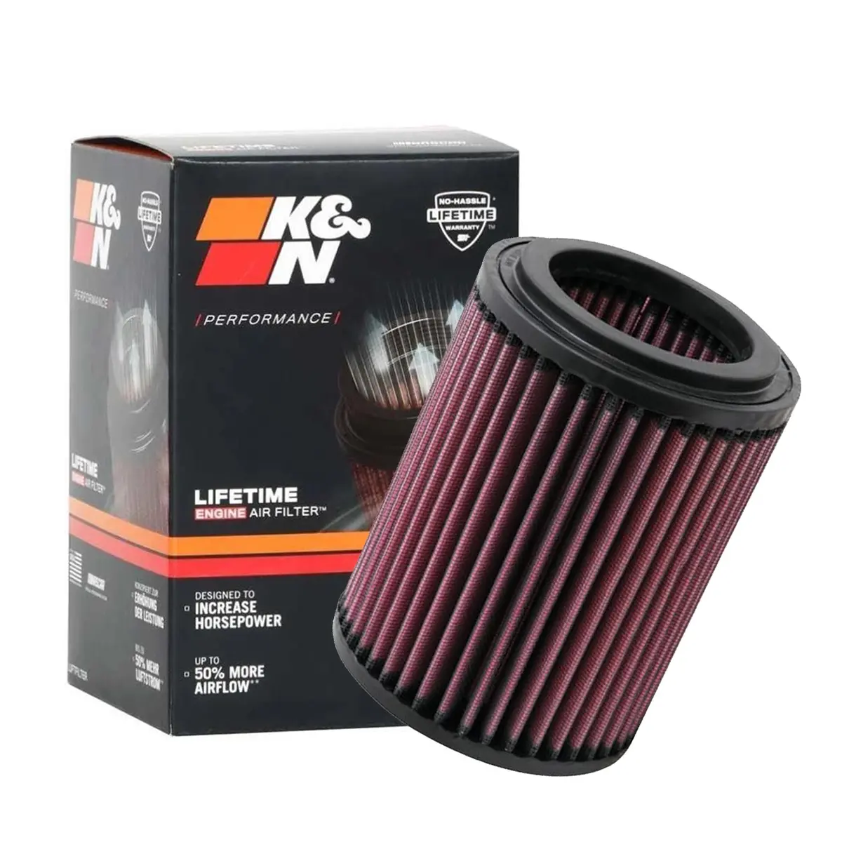 K&N Engine Air Filter Washable E-2429 For Honda Crv 2002-2006, Civic 2004-205 1